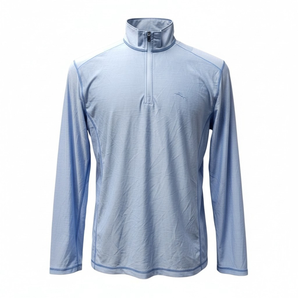 Tommy Bahamas Lightweight Quarter-Zip Long-Sleeves Shirt Medium Men's NWT $128